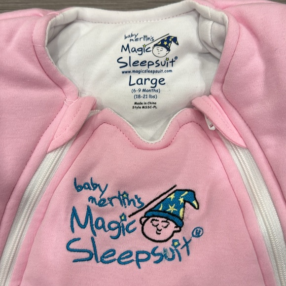 Merlin’s Magic Sleepsuit- Large - Pink - New - Picture 2 of 7